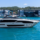 Riva, varato il nuovo 96 Argo Super: versione top dello yacht con flybridge che debutterà a Cannes