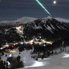 Il meteorite illumina le Alpi: le immagini della webcam austriaca