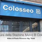 Chiusura della stazione metro B Colosseo Video