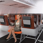 Viaggiare in aereo dopo il coronavirus: poltrone invertite e divisori tra passeggeri