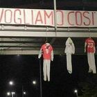 Il Perugia torna in C dopo 2 stagioni: manichini appesi dagli ultras. Venezia e Reggina ai playoff, Cosenza-Brescia ai playout