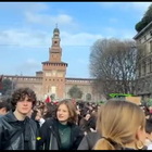 A Milano studenti in piazza per i diritti delle donne