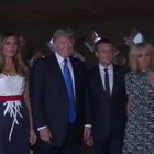 Video/ La cena sulla Tour Eiffel di Trump e Macron