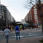 Real Sociedad-Roma, bus dei tifosi giallorossi assaltati dagli ultrà spagnoli