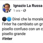 Inter-Juventus, Ignazio La Russa e il tweet su Lukaku che fa discutere: «L’Inter ha preso un centravanti confuso dal pisello grande»