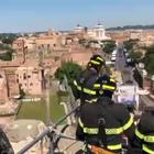 2 giugno, la parata vista dall'alto del Colosseo