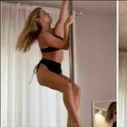Valentina Ferragni osa con la pole dance