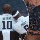 Kobe Bryant, LeBron James gli dedica un tatuaggio: «Mio fratello, per sempre»