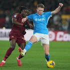 immagine Koné, infortunio durante Roma-Napoli dopo uno scontro con Juan Jesus: cosa è successo