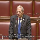 Il deputato Fatuzzo e il ringraziamento ai giovani romani nell'aula di Montecitorio: «Grazie Roma»