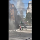 L'ultimo episodio, bus in fiamme in Centro
