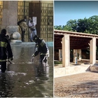 Maltempo, bomba d'acqua su Sassari: 53enne muore affogato nella fontana delle Conce