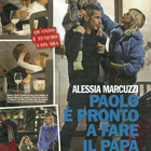 Alessia Marcuzzi con la figlia Mia e il marito Paolo Calabresi Marconi a Roma (Chi)