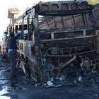 Bus Cotral in fiamme: panico per cinquanta passeggeri