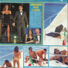 Valentino Rossi e la fidanzata Francesca Sofia Novello in barca insieme ad alcuni amici (DiPiù)