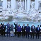 G20, i leader a Fontana di Trevi per il lancio della monetina
