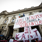 Roma, studenti in piazza contro la Dad