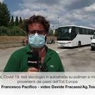 Roma, test sierologici in autostrada su pullman e minivan provenienti dai paesi dell'Est Europa