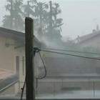 L'ondata di maltempo si abbatte su Farra di Soligo (Treviso) VIDEO