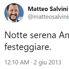 2 giugno, accuse social a Salvini: nel 2013 si dissociava dalla festa