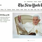 Papa Ratzinger morto: la notizia sui giornali di tutto il mondo
