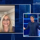immagine Domenica In sospesa, Mara Venier in lacrime durante il collegamento con Liorni: «Non l'avrei mai immaginato, ce la faremo»