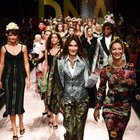 Monica Bellucci, Eva Herzigova e Carla Bruni in passerella per Dolce&Gabbana