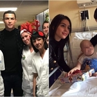 Cristiano Ronaldo fa una sorpresa ai bambini dell'ospedale infantile di Torino