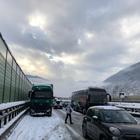 Brennero, autostrada A22 bloccata per neve