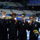 Tokyo 2020, il nuoto da medaglia: la staffetta 4x100 stile libero maschile è d'argento, Martinenghi si gode il bronzo