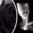 Una rosa nera e la scritta "shhh": like e cuori su Facebook alla figlia