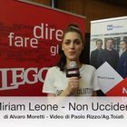 Miriam Leone improvvisa da speaker e svela a Leggo: Non Uccidere prima fiction in anteprima sul web su RaiPlay