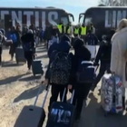 Gli autobus della Juventus in Ungheria per i profughi ucraini
