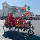 Domenica ecologica, a Roma c'è anche la Ferrari... a pedali