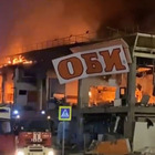 Incendio centro commerciale a Mosca
