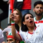 Le tifose iraniane allo stadio di Palermo per la partita Italia-Armenia