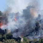 Incendio al Castello dei Conti d'Aquino, il sindaco di Roccasecca: «Preoccupati per la stabilità delle mura»