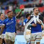 Rugby Italia-Scozia 31-29 trionfo azzurro all'Olimpico. Vinta la Cuttitta Cup. Meloni in tribuna