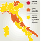 Toscana, Abruzzo, Liguria e Trento arancioni