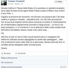 • Il post su Facebook dopo la 'disavventura' a Milano