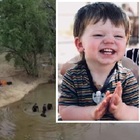 Bimbo scomparso trovato morto dopo tre giorni in acque infestate dai coccodrilli