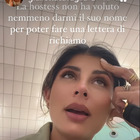 Giulia Cavaglià contro la hostess: foto