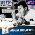 immagine Un caffè con il Csf live: la pasta a regola d'arte