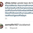 Derby Roma-Lazio ad alta tensione, gli ultrà romanisti sui social: «Uccidiamoli»