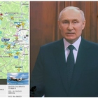 «Putin è scappato da Mosca durante la rivolta della brigata Wagner»: il mistero dell'aereo volato a San Pietroburgo e sparito dai radar