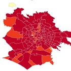 Covid Roma, la nuova mappa dei contagi: +47,9% casi all'Eur, +23,8% nel Municipio di Ostia. I dati quartiere per quartiere