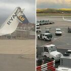 Due aerei si scontrano durante il decollo, le urla dei passeggeri sul volo Ryanair: il video choc