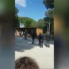 Il Presidente Sergio Mattarella arriva a Piazza di Siena