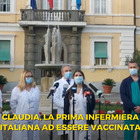 La prima infermiera italiana a vaccinarsi: «È un atto d'amore»