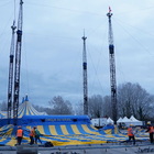 Cirque du Soleil, a Roma innalzato il Grand Chapiteau: in costruzione un intero villaggio
